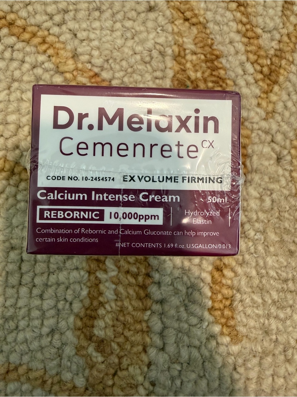 Ulta Beauty Dr. Melaxin Cemenrete Calcium Intense Cream - Burgundy and White